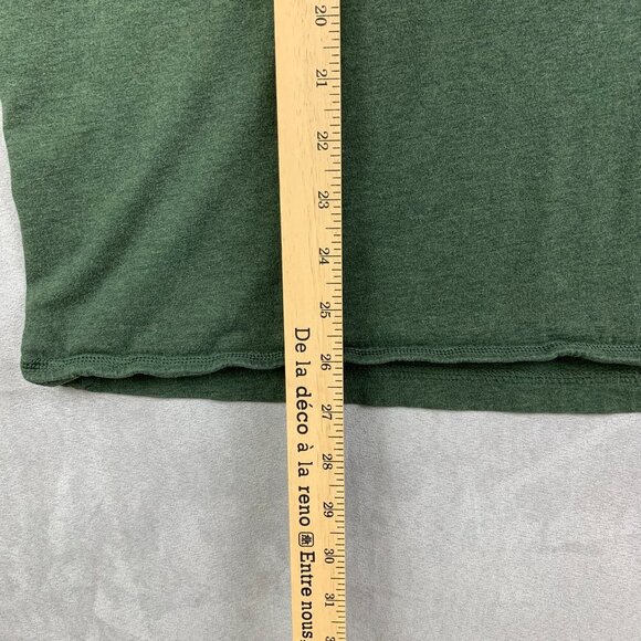 Patagonia Mens Shirt Large Green Daily Henley Long Sleeve Organic Cotton 52260 - Picture 5 of 8